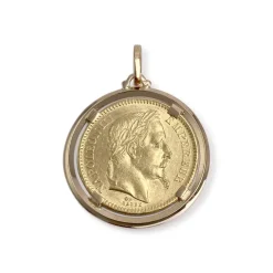 Médaille d'occasion or 750 jaune