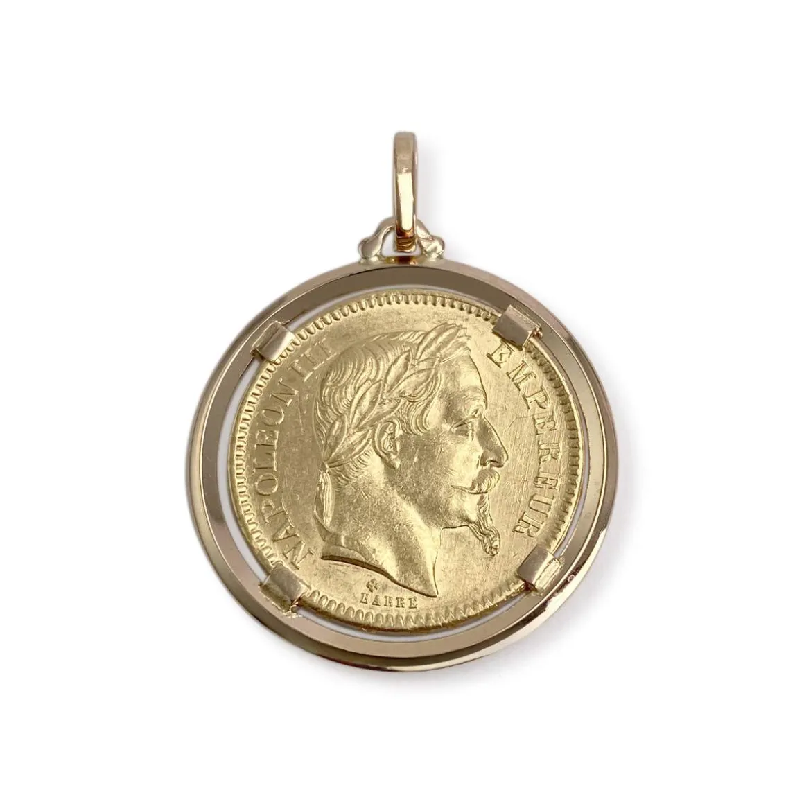Médaille d'occasion or 750 jaune