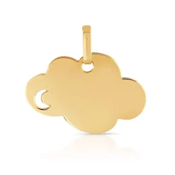Médaille or 375 jaune nuage