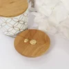 Médaille or 375 jaune ovale personnalisable