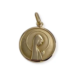 Médaille vierge AUGIS d'occasion Or 750 jaune