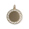 Médaille vierge d'occasion or 750 jaune