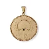 Médaille vierge d'occasion or 750 jaune