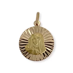 Médaille vierge d'occasion or 585 jaune