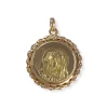 Médaille vierge d'occasion or 750 jaune