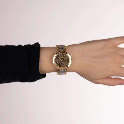 Montre BALMAIN BALMAINIA femme bracelet acier inoxydable bicolore jaune
