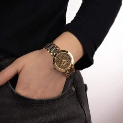 Montre BALMAIN BALMAINIA femme bracelet acier inoxydable bicolore jaune