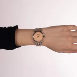 Montre BALMAIN beleganza femme cadran nacre bracelet acier inoxydable bicolore rose