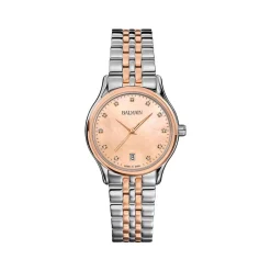 Montre BALMAIN beleganza femme cadran nacre bracelet acier inoxydable bicolore rose