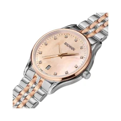 Montre BALMAIN beleganza femme cadran nacre bracelet acier inoxydable bicolore rose