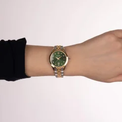 Montre BALMAIN classic R femme bracelet acier inoxydable bicolore jaune