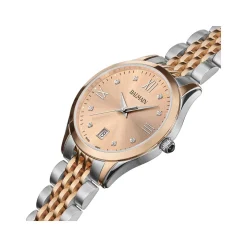 Montre BALMAIN classic R femme bracelet acier inoxydable bicolore rose