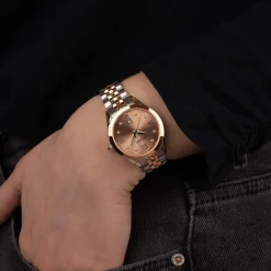 Montre BALMAIN classic R femme bracelet acier inoxydable bicolore rose