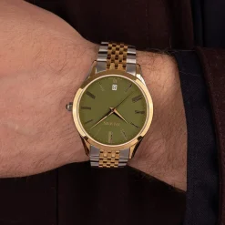 Montre BALMAIN classic R homme bracelet acier inoxydable bicolore jaune