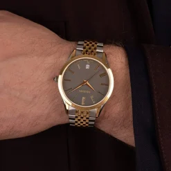 Montre BALMAIN classic R homme bracelet acier inoxydable bicolore jaune