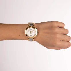 Montre BALMAIN downtown femme bracelet acier inoxydable bicolore jaune