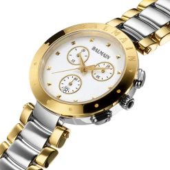 Montre BALMAIN downtown femme bracelet acier inoxydable bicolore jaune