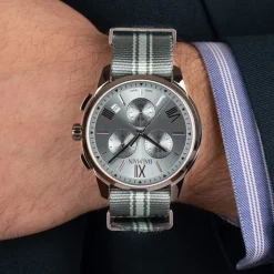 Montre BALMAIN downtown homme bracelet textile bleu ciel