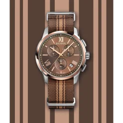 Montre BALMAIN downtown homme bracelet textile marron