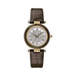 Montre BALMAIN haute elegance femme bracelet cuir vernis marron chocolat