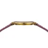 Montre BALMAIN haute elegance femme bracelet cuir vernis parme
