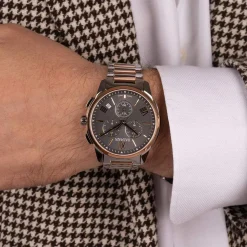 Montre BALMAIN madrigal homme bracelet acier inoxydable bicolore rose