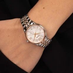 Montre BALMAIN tradition femme bracelet acier inoxydable bicolore rose