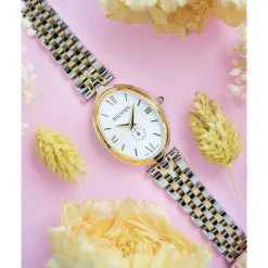 Montre BALMAIN tradition femme bracelet acier inoxydable bicolore jaune