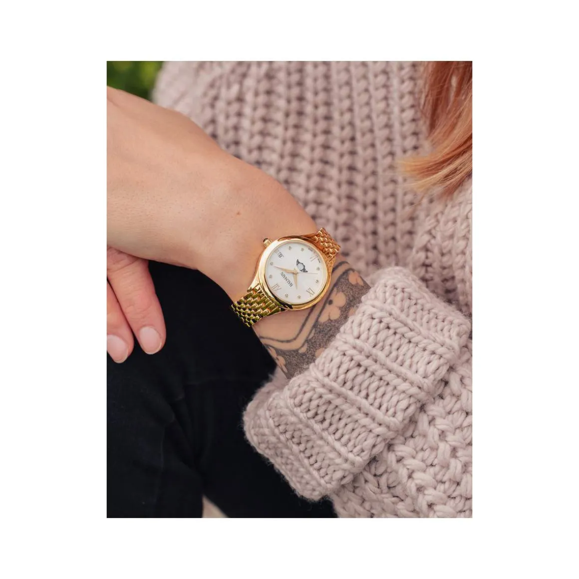Montre BALMAIN tradition femme bracelet acier inoxydable or