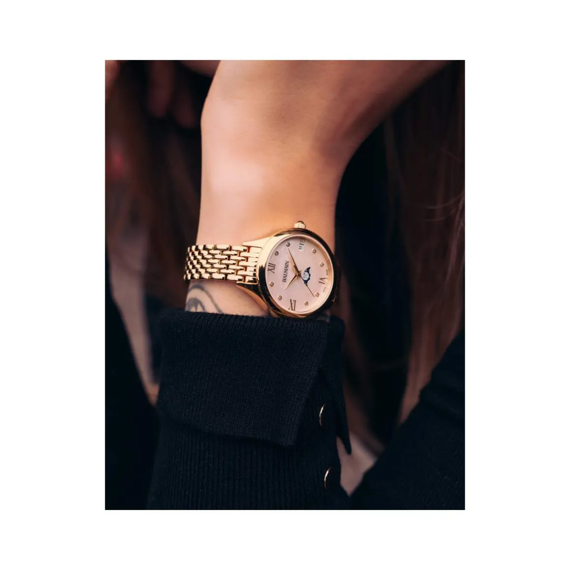 Montre BALMAIN tradition femme bracelet acier inoxydable or