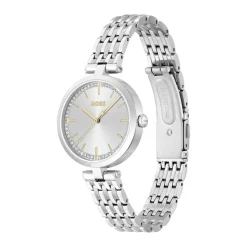 Montre BOSS Business femme bracelet acier gris