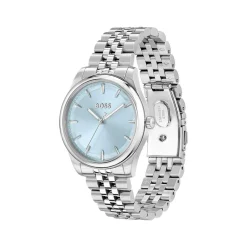 Montre BOSS business femme bracelet acier bicolore
