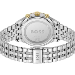 Montre BOSS business homme chronographe bracelet acier inoxydable argent