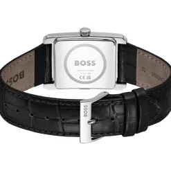 Montre BOSS desk homme bracelet cuir noir