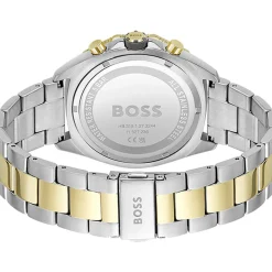 Montre BOSS Energy homme bracelet acier bicolore doré jaune