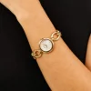MONTRE BOSS FEMME Alive acier doré