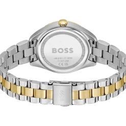 MONTRE BOSS FEMME Sage sport acier bicolore cadran vert