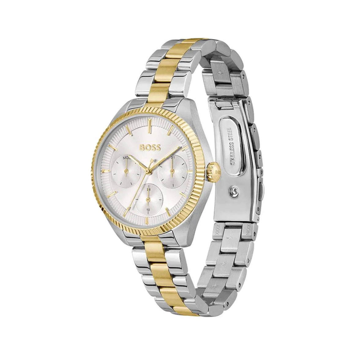 MONTRE BOSS FEMME Sage sport acier bicolore