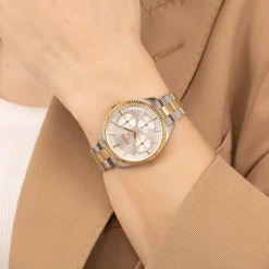 MONTRE BOSS FEMME Sage sport acier bicolore