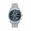 Montre BOSS Grand Prix 44 homme cadran bleu bracelet acier