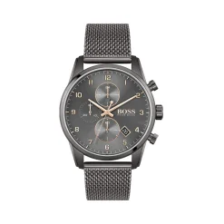 Montre Boss homme chronographe acier