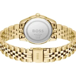 Montre BOSS modern classic femme bracelet acier inoxydable doré jaune