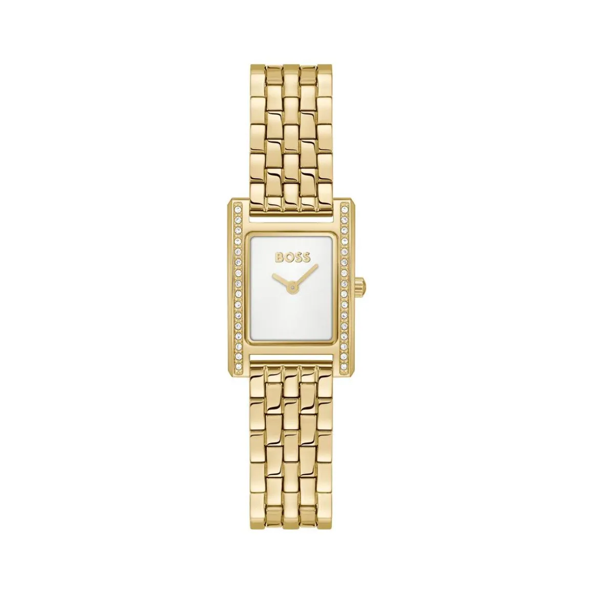 Montre BOSS modern classic femme bracelet acier inoxydable doré jaune