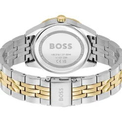 Montre BOSS Sport Lux femme bracelet acier bicolore jaune
