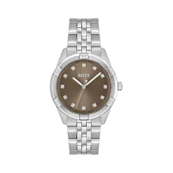 Montre BOSS Sport Lux femme bracelet acier gris