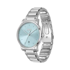 Montre BOSS sport lux homme bracelet acier inoxydable argent