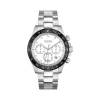 Montre BOSS sport lux homme chronographe bracelet acier inoxydable argent