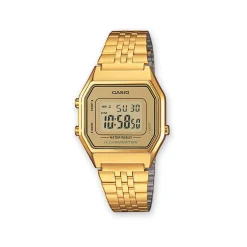 montre Casio femme acier doré