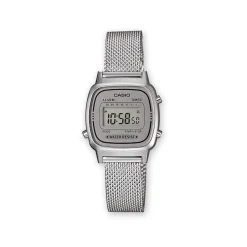 Montre Casio femme digitale métal milanais