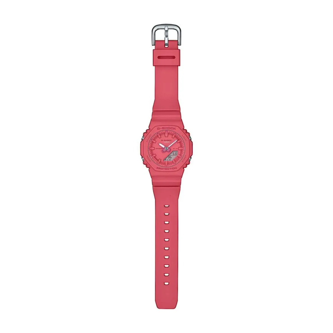 Montre CASIO G-SHOCK femme bracelet resine rose fonce